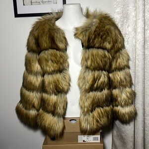 Fake fur jacket